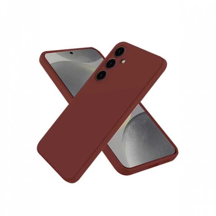 Samsung Galaxy A26 Kılıf First Silikon - Bordo