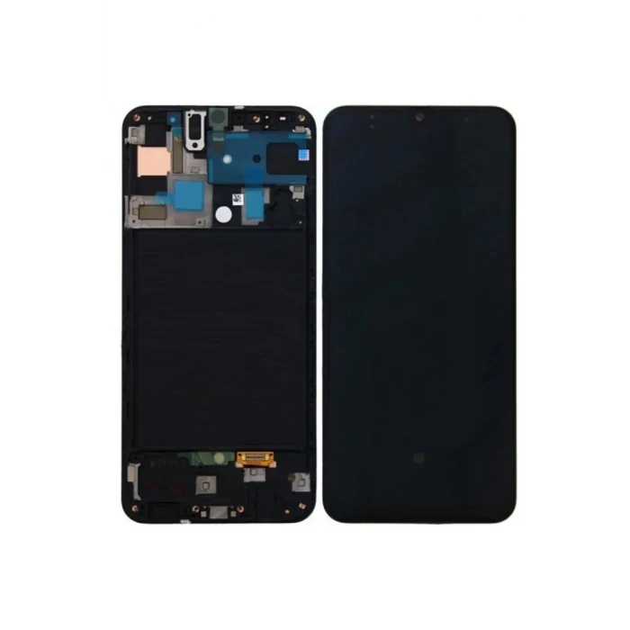 Samsung Galaxy A30 Siyah Çıtalı Lcd Ekran