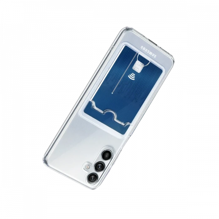 Samsung Galaxy A37 5G Kart Şeffaf Silikon - Şeffaf