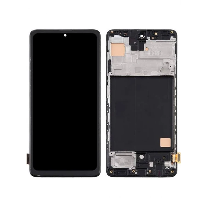 Samsung Galaxy A51 Uyumlu Ekran Dokunmatik TFT Siy
