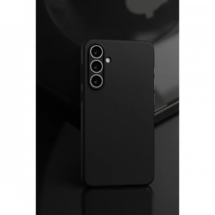 Samsung Galaxy A55 5G Kılıf First Silikon - Siyah