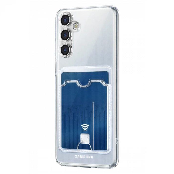 Samsung Galaxy A57 5G Kart Şeffaf Silikon - Şeffaf