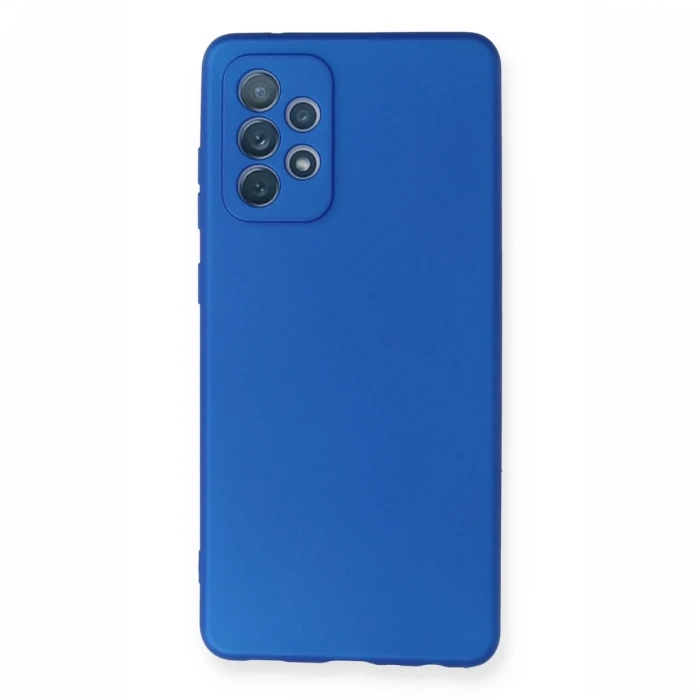 Samsung Galaxy A72 Kılıf First Silikon - Mavi