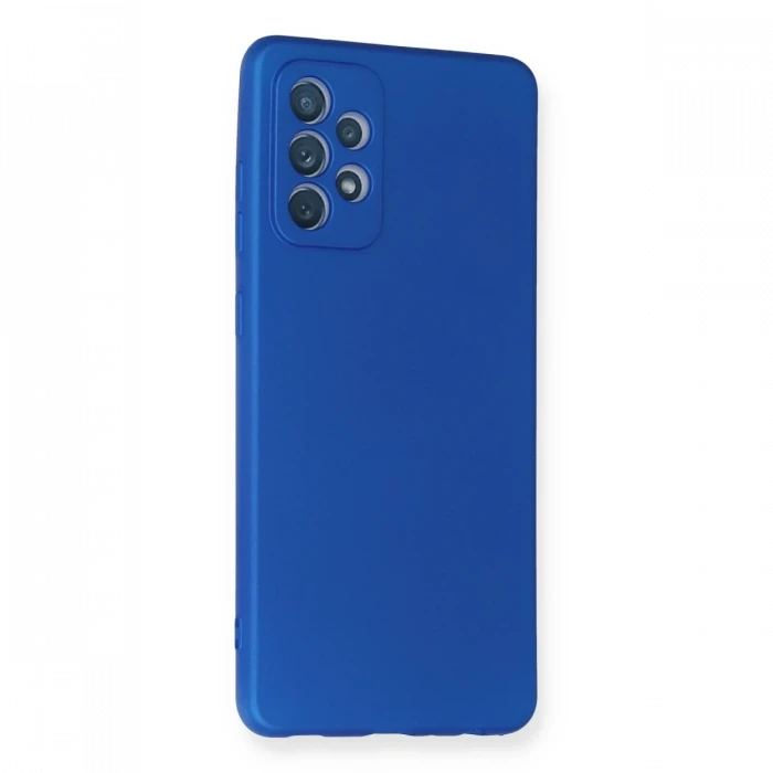 Samsung Galaxy A72 Kılıf First Silikon - Mavi