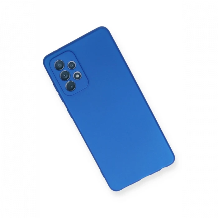 Samsung Galaxy A72 Kılıf First Silikon - Mavi