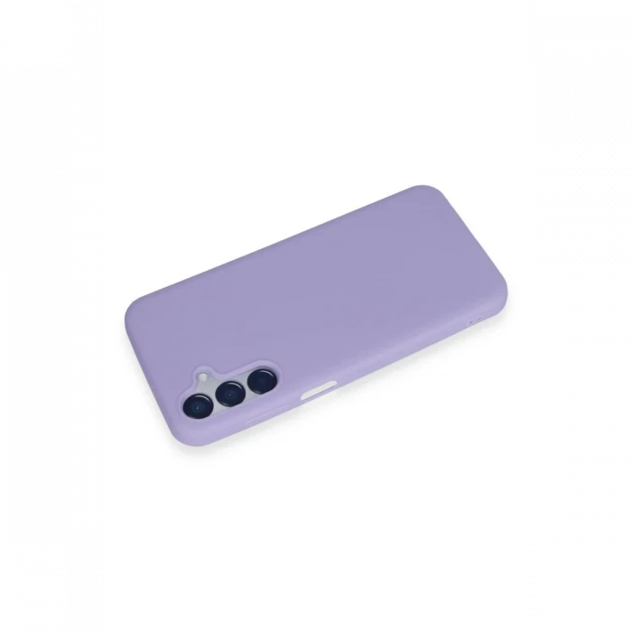 Samsung Galaxy M15 Kılıf First Silikon - Lila