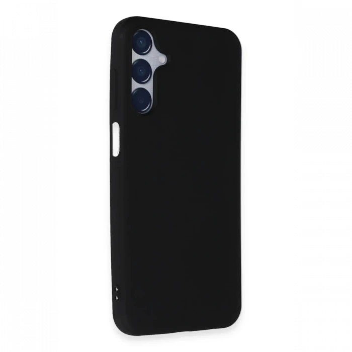Samsung Galaxy M15 Kılıf First Silikon - Siyah