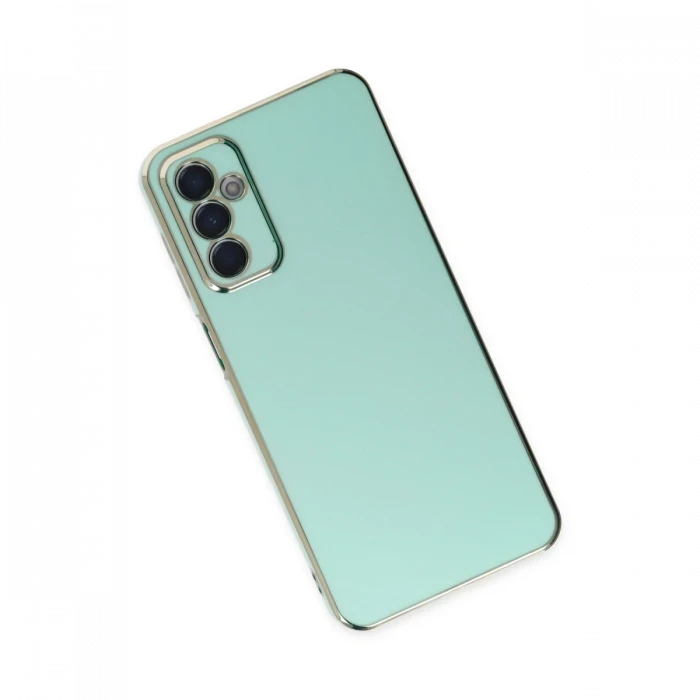Samsung Galaxy M23 Kılıf Volet Silikon - Açık Yeşil