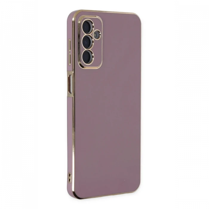 Samsung Galaxy M23 Kılıf Volet Silikon - Mor