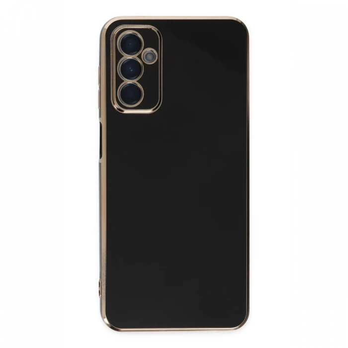 Samsung Galaxy M23 Kılıf Volet Silikon - Siyah
