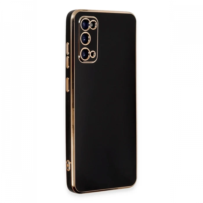 Samsung Galaxy S20 Kılıf Volet Silikon - Siyah