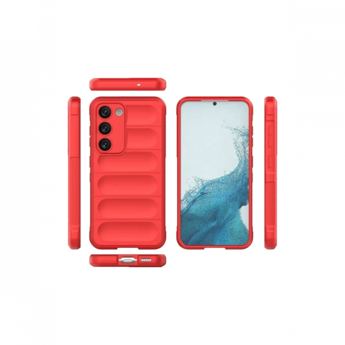Samsung Galaxy S23 Plus Kılıf Optimum Silikon - Kırmızı