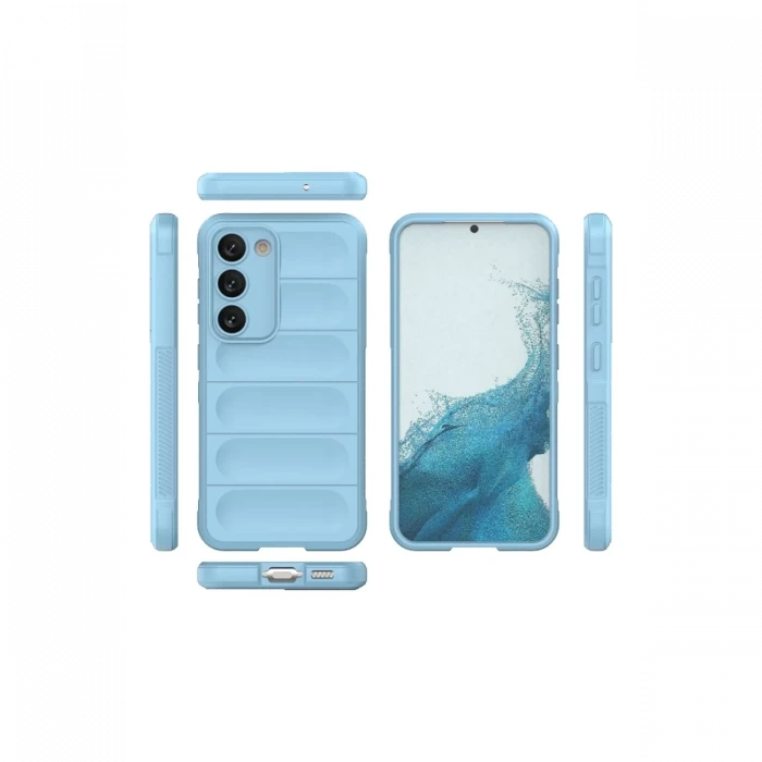 Samsung Galaxy S23 Plus Kılıf Optimum Silikon - Sky Blue