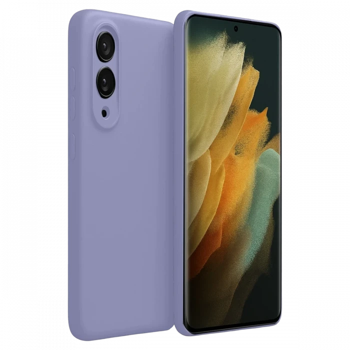 Samsung Galaxy S25 Edge First Silikon - Lila
