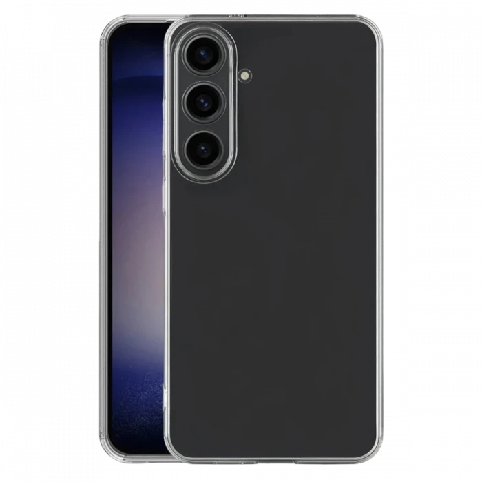 Samsung Galaxy S26 Lüx Şeffaf Silikon - Şeffaf