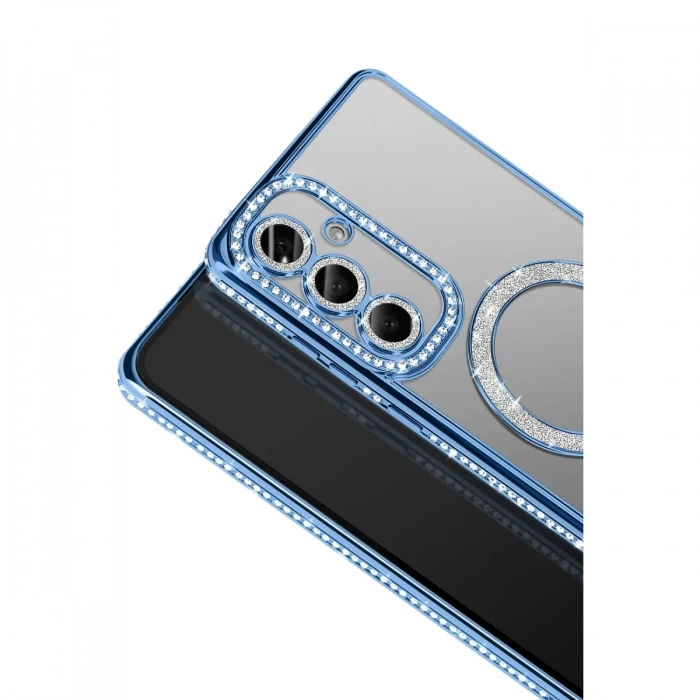 Samsung Galaxy S26 Plus Joke Simli Magneticsafe Kılıf - Mavi
