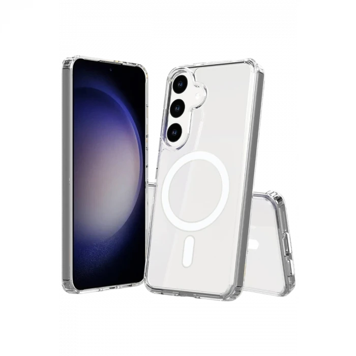 Samsung Galaxy S26 Plus Magneticsafe Şeffaf Silikon - Şeffaf
