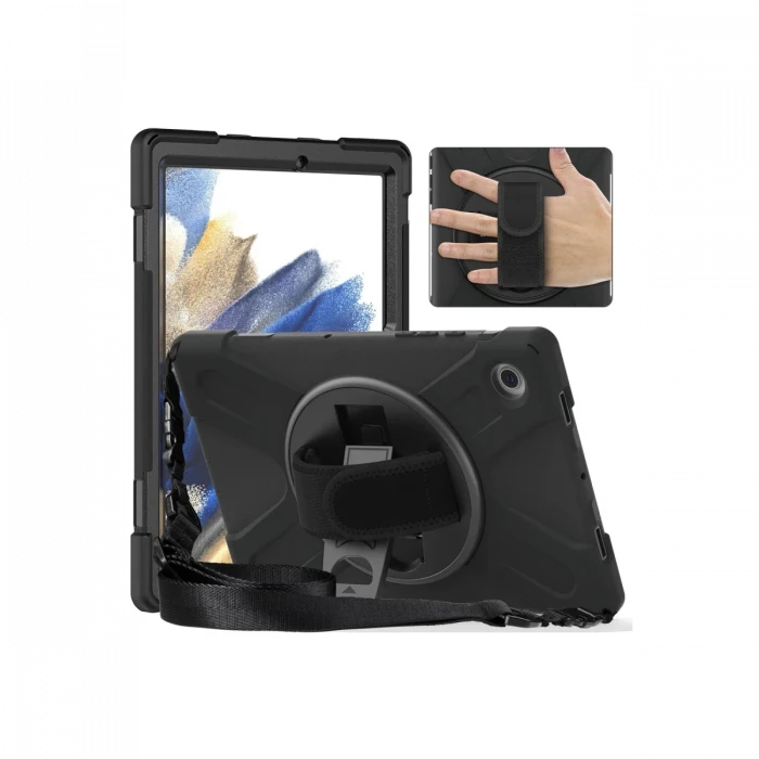 Samsung Galaxy Tab A11 Plus Kılıf Amazing Tablet Kapak - Siyah