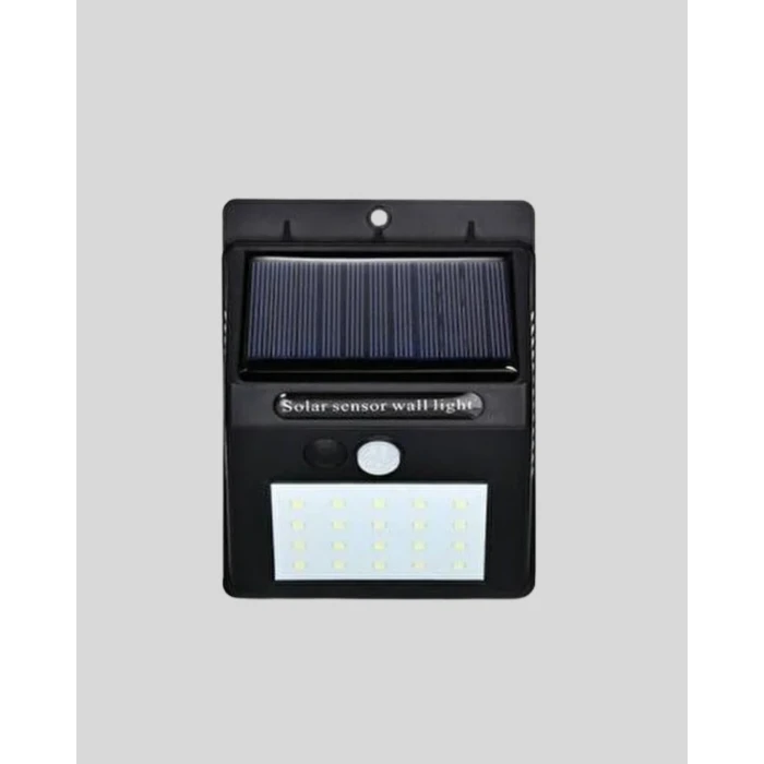 Sensörlü, Güneş Enerjili LED Duvar Lambası Bahçe ve Balkon Aydınlatma