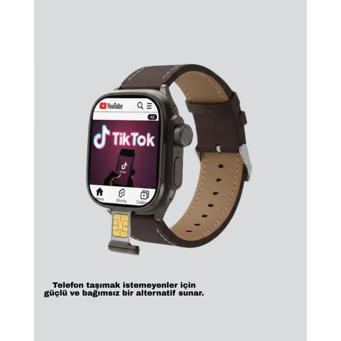 SIM Kartlı Akıllı Saat GPS WiFi Bluetooth Destekli Yeni Nesil