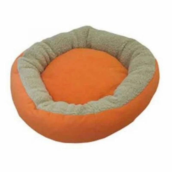 Simit Kedi ve Küçük Irk Köpek Yatağı Turuncu