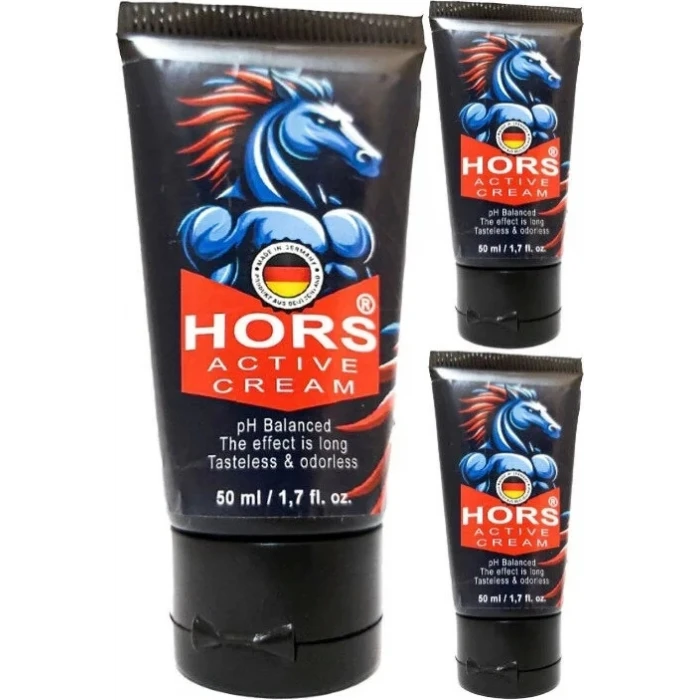 SÜPER HORS ACTİVE CREAM 50 ML ERKEK ÖZEL 3 ADET