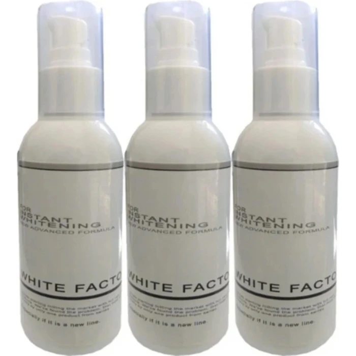 SÜPER WHİTE FACTOR 3 ADET WHİTE FACTOR FOR INSTANT WHİTENİNG AÇICI / 3X120 ML KREM