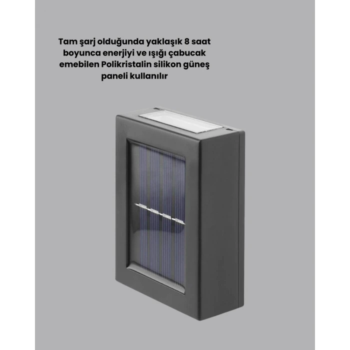 Suya Dayanıklı Güneş Enerjili Bahçe Lambası