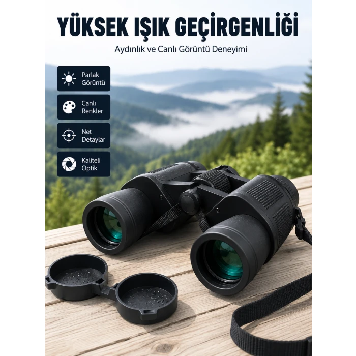 Suya Dayanıklı Profesyonel Dürbün Hassas Odaklamalı Ergonomik Gövdeli