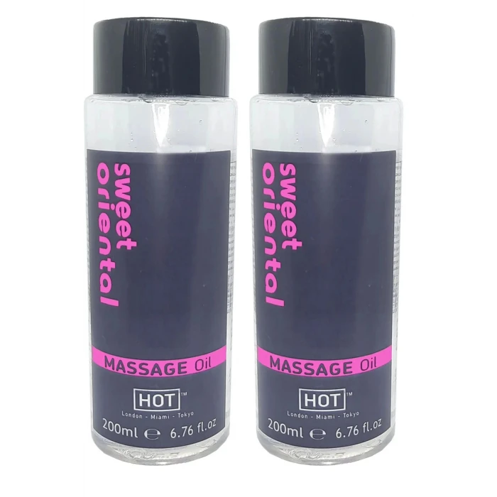 Sweet Oriental Aromalı rotik Aromaterapi Masaj Yağı 400ml X 2 ADET