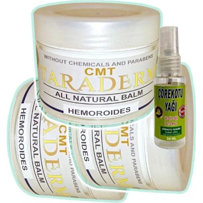TARADERM 100 ML 3 ADET KREMİ + 30 ML ÇÖREK OTU YAĞ