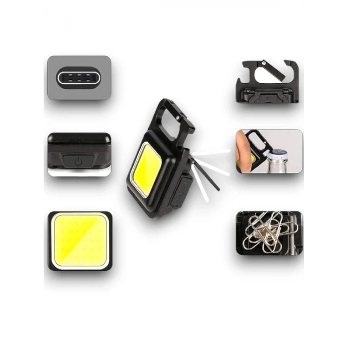 TAŞINABİLİR IŞIK 3 IŞIK MODLU USB ŞARJ ÖZEELİĞİNE SAHİP