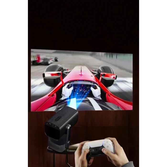 Taşınabilir Sinema Oyun Projektörü Akıllı Projeksiyon Android 11