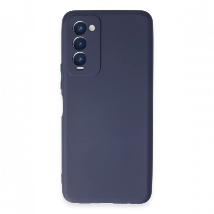 Tecno Camon 18 Kılıf First Silikon - Lacivert