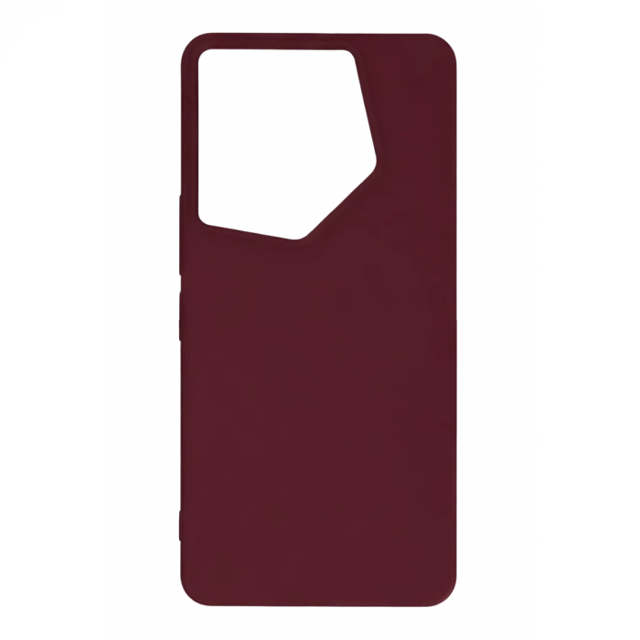 Tecno Camon 20 Pro 5G Kılıf First Silikon - Bordo