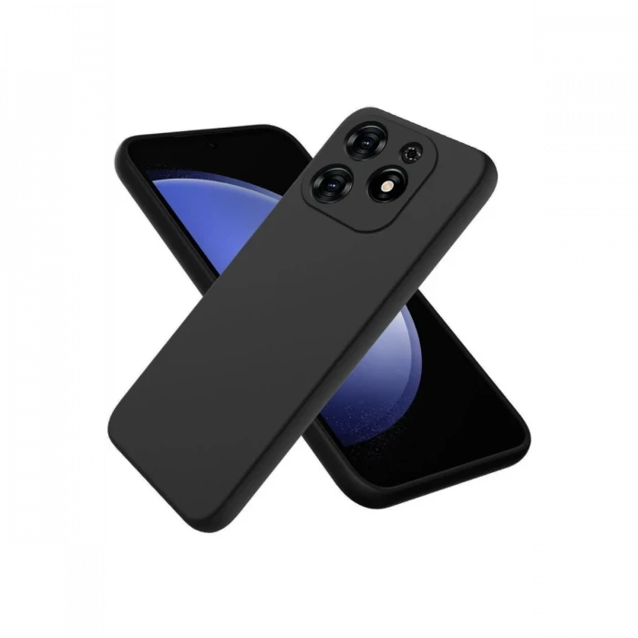 Tecno Spark Go 2024 Kılıf First Silikon - Siyah
