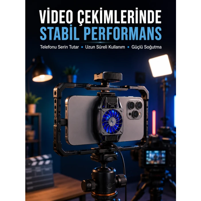 Telefon Soğutucu Fan Uzun Süreli Kullanım