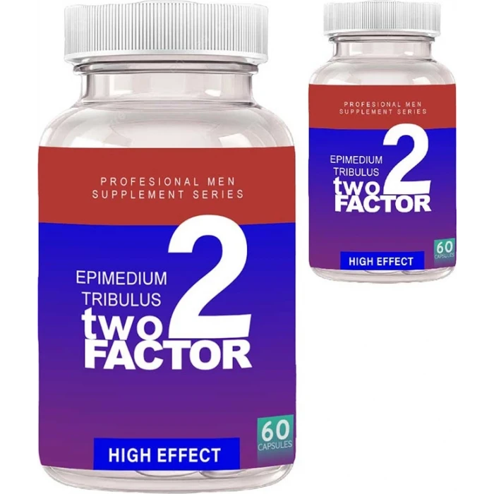 TWO FACTOR 2 ADET ERKEKLER IÇİN TRİBULUS&EPİMEDİYUM COMPLEX 60 ADET KAPSÜL