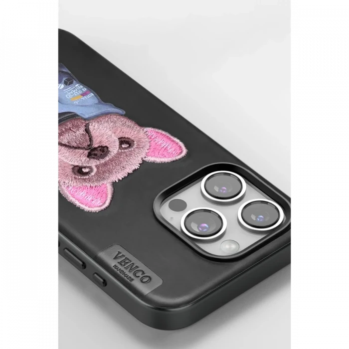 Venco Apple iPhone 11 Cute Desenli Kapak - Siyah