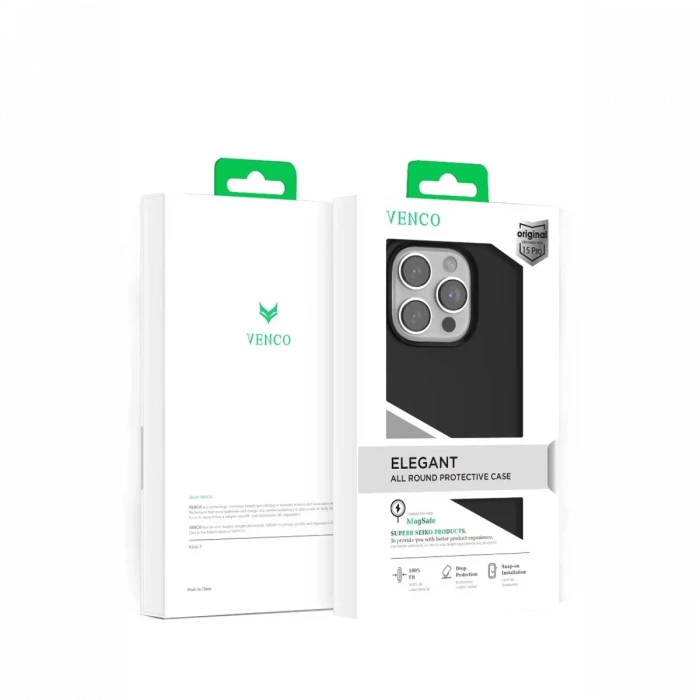 Venco Apple iPhone 15 Pro Max Home Magsafe Kapak - Turuncu