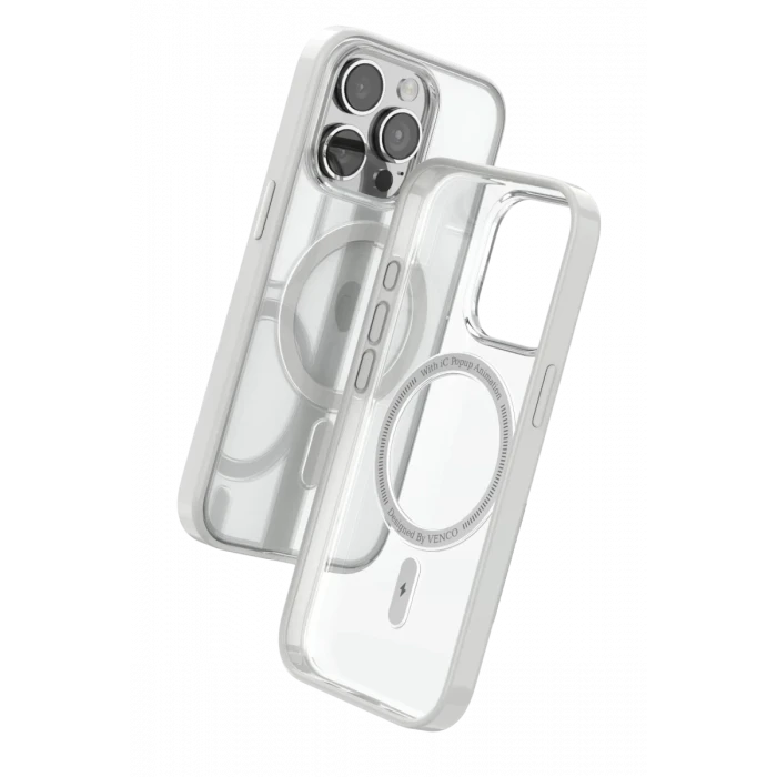 Venco Apple iPhone 15 Pro Max Joly Magsafe Kapak - Beyaz
