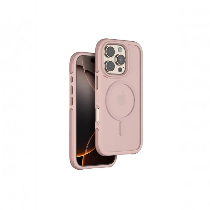 Venco Apple iPhone 16 Pro Max Orbit Magsafe Kapak - Rose Gold