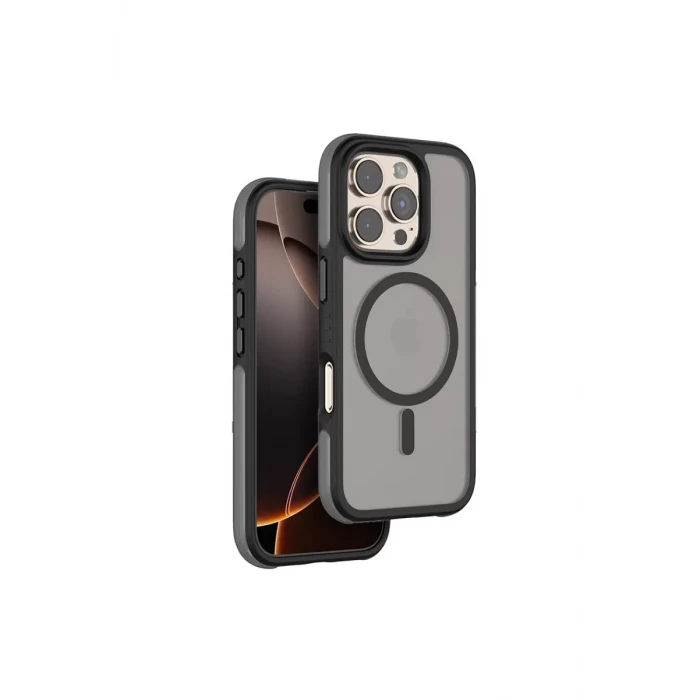 Venco Apple iPhone 16 Pro Max Orbit Magsafe Kapak - Siyah