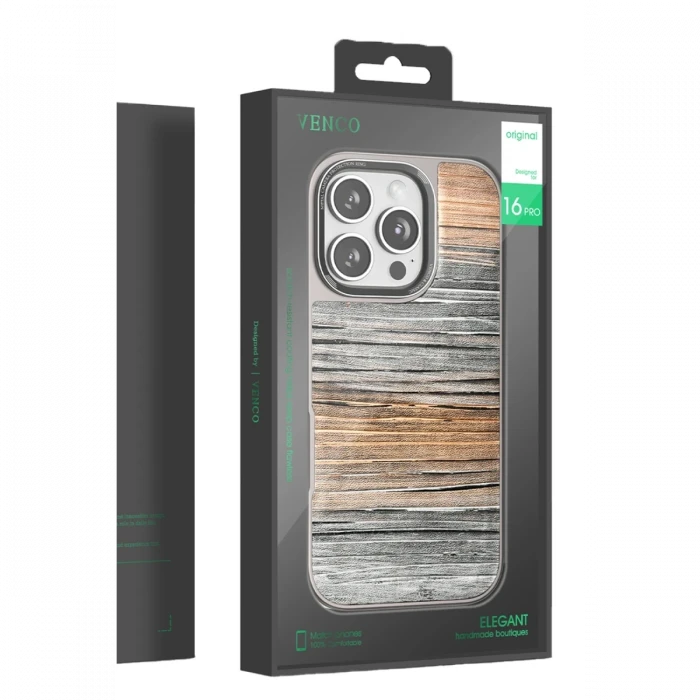 Venco Apple iPhone 16 Pro Max Wave Kapak - Sarı