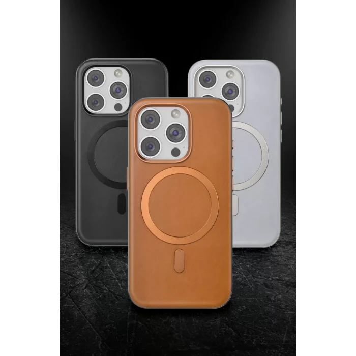 Venco Apple iPhone 16 Pro Max Puskas Magsafe Kapak - Siyah