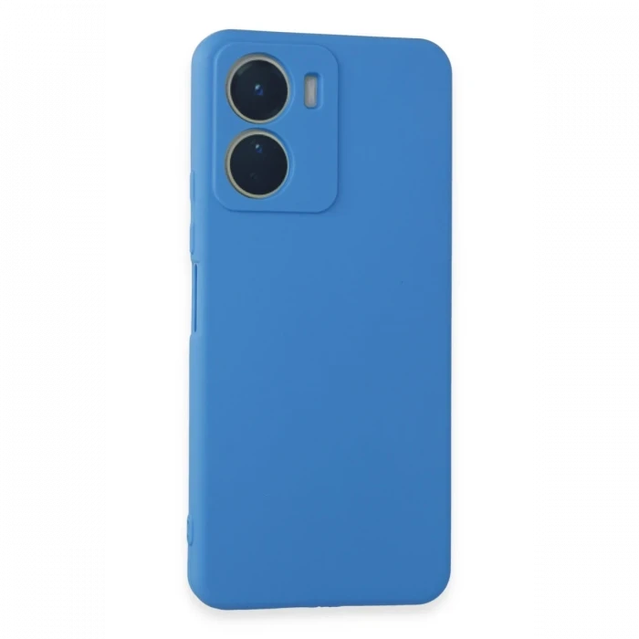 Vivo Y16 Kılıf First Silikon - Mavi