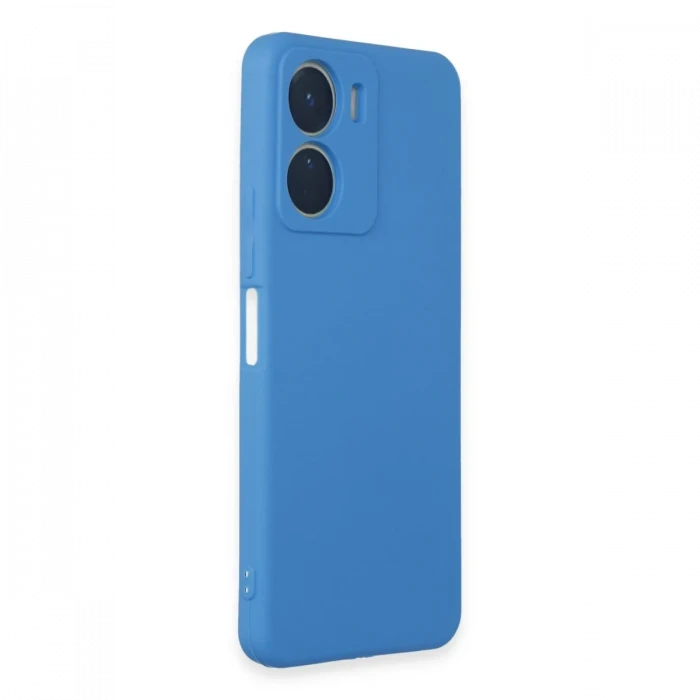 Vivo Y16 Kılıf First Silikon - Mavi