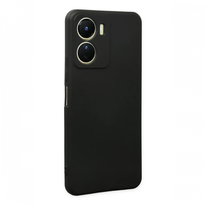 Vivo Y16 Kılıf First Silikon - Siyah