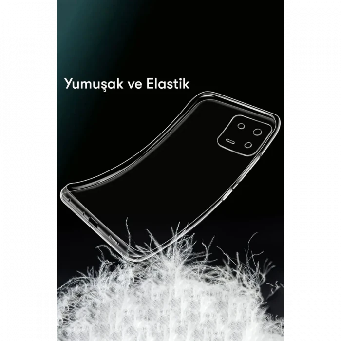 Xiaomi Mi 13 Pro Kılıf Lüx Şeffaf Silikon