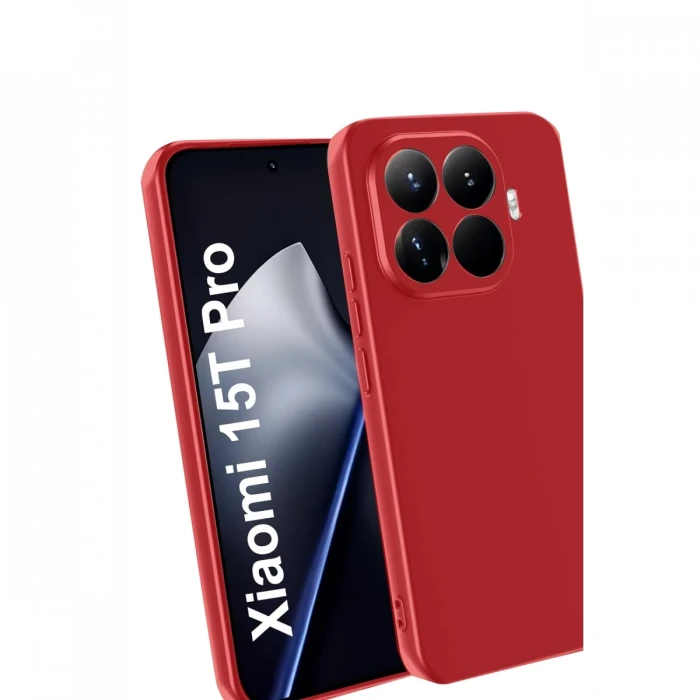 Xiaomi Mi 15T Pro First Silikon - Kırmızı